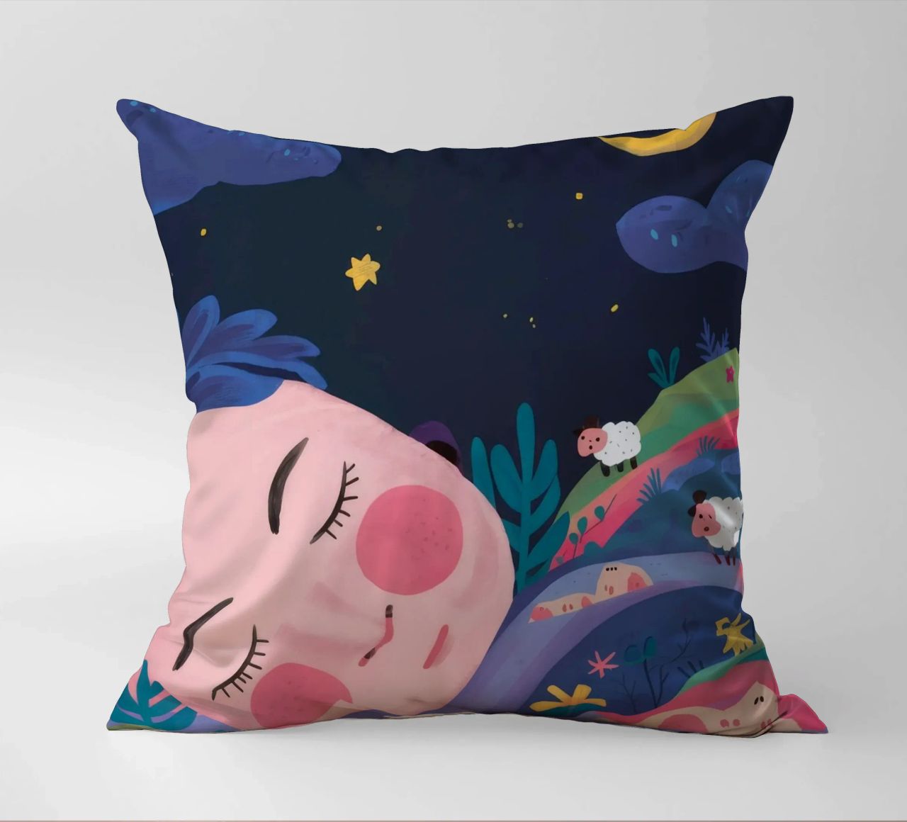 Sommeil de rêve coussin de Petal Canvas