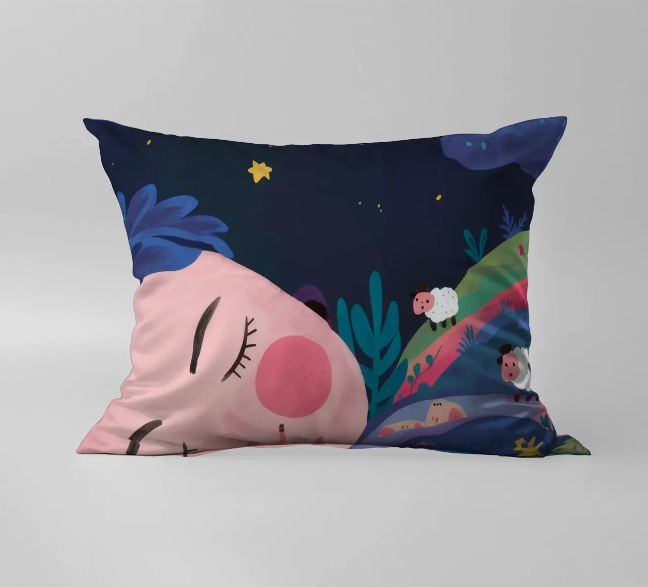 Sonno notturno da sogno cuscino da Petal Canvas