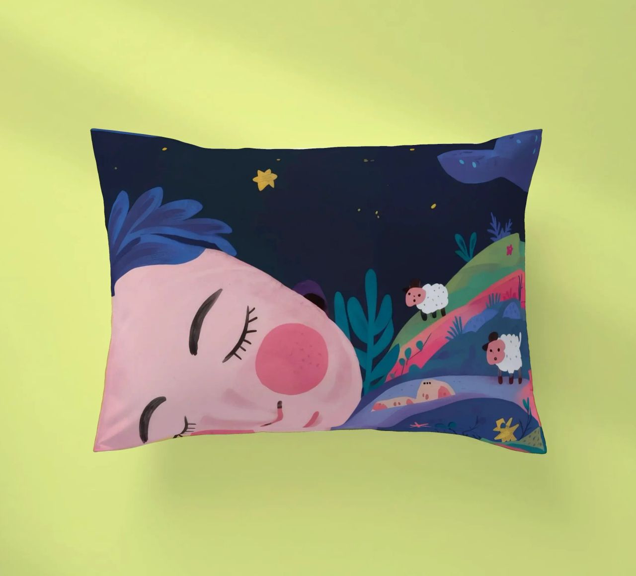 Sommeil de rêve coussin de Petal Canvas