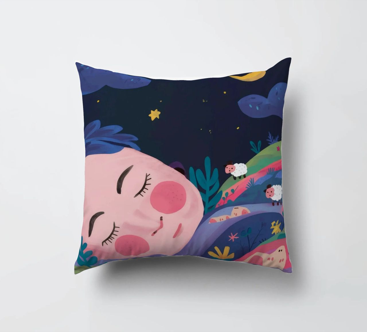 Sommeil de rêve coussin de Petal Canvas