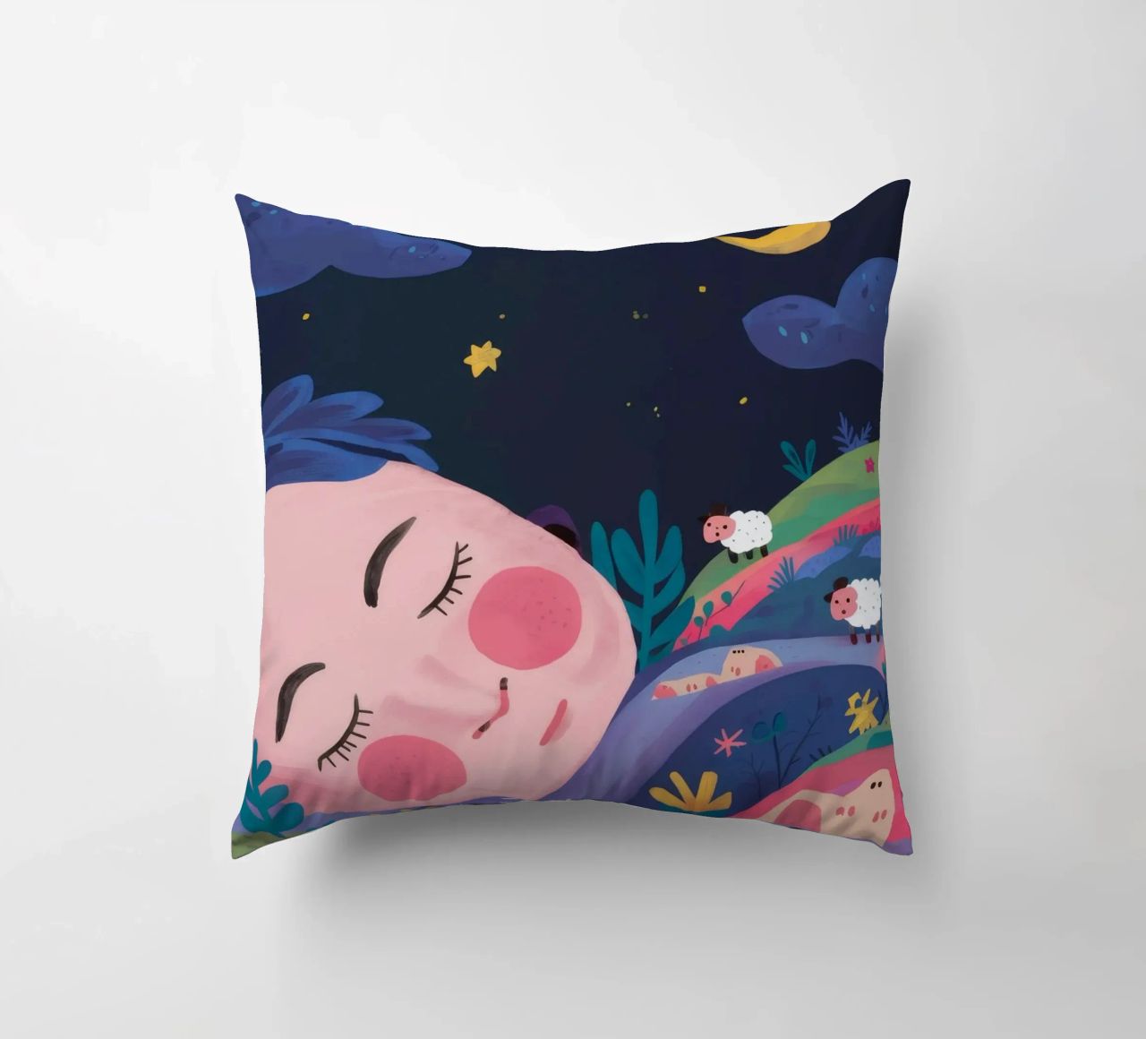 Sommeil de rêve coussin de Petal Canvas
