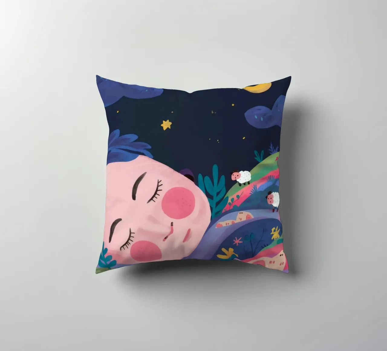 Sonno notturno da sogno cuscino da Petal Canvas