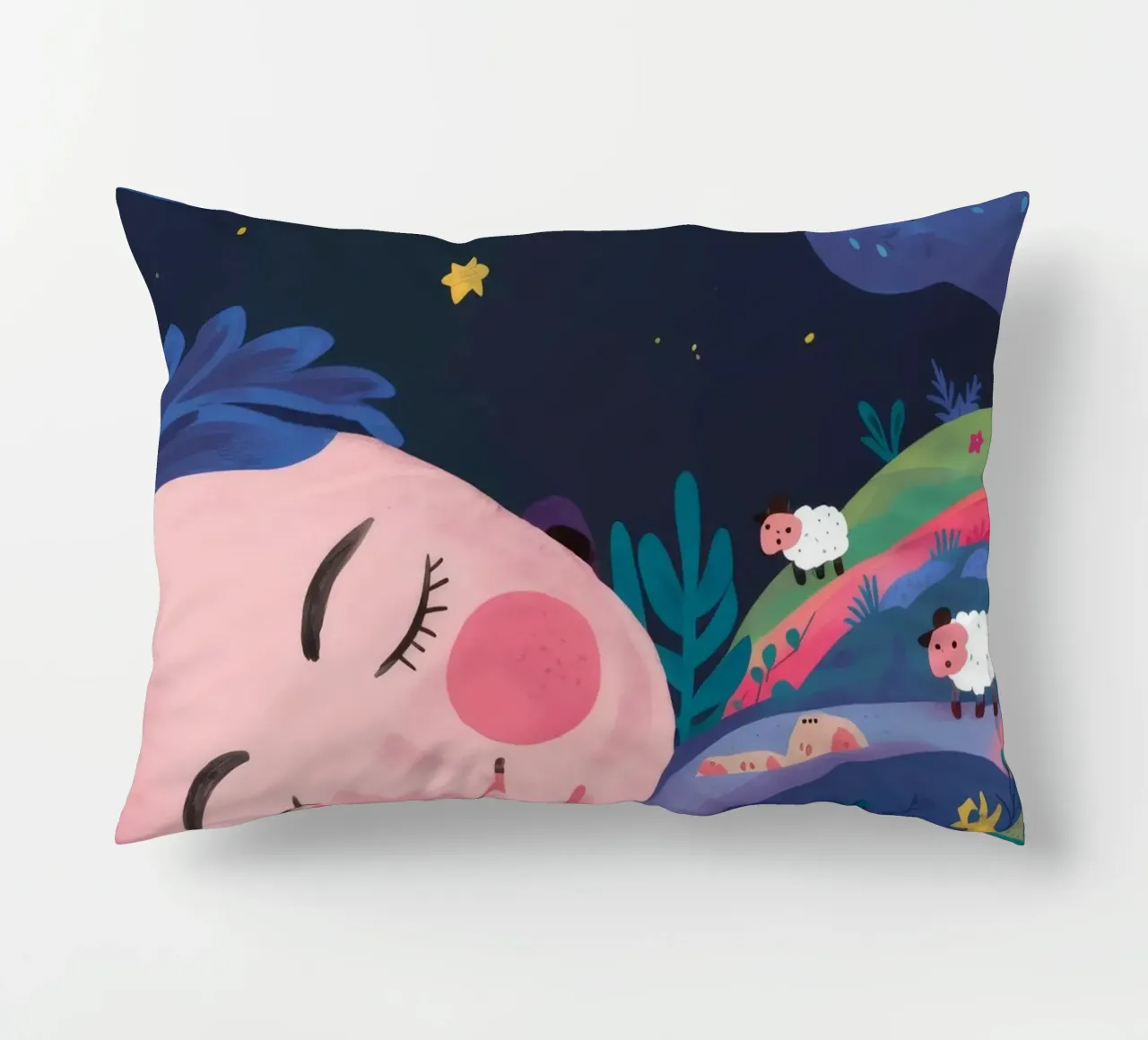 Sonno notturno da sogno cuscino da Petal Canvas
