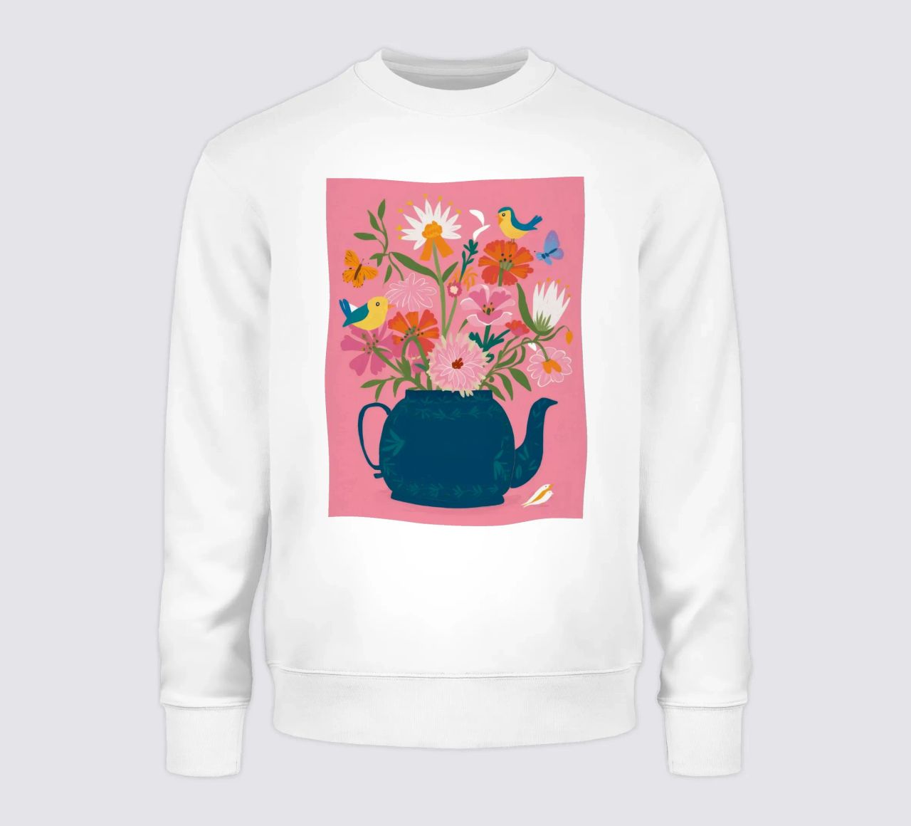 Tetera Floral Harmony sudadera de Petal Canvas