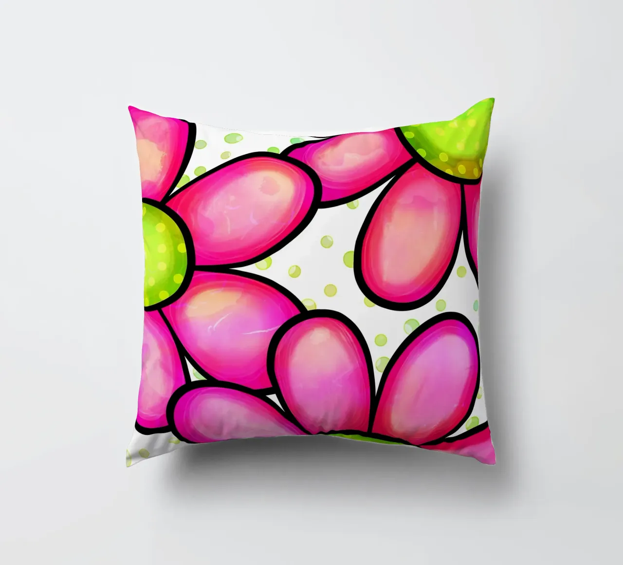 Margherite Inky Pop cuscino da Botanical Pattern House