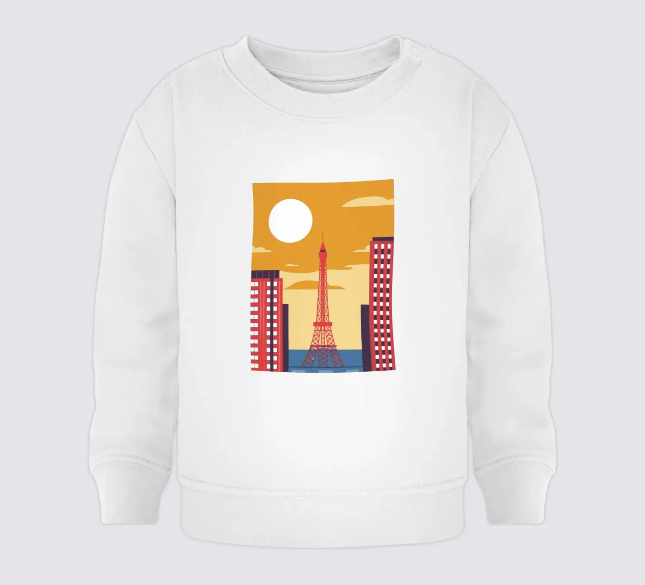 Eiffel Tower felpa neonato da TODAY'S SHOP