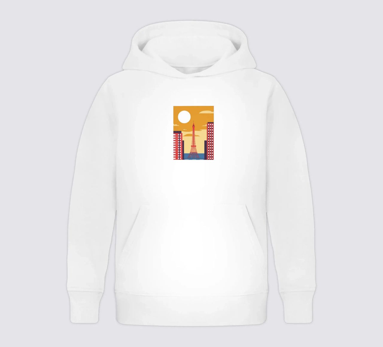 Eiffel Tower felpa bambino con cappuccio da TODAY'S SHOP