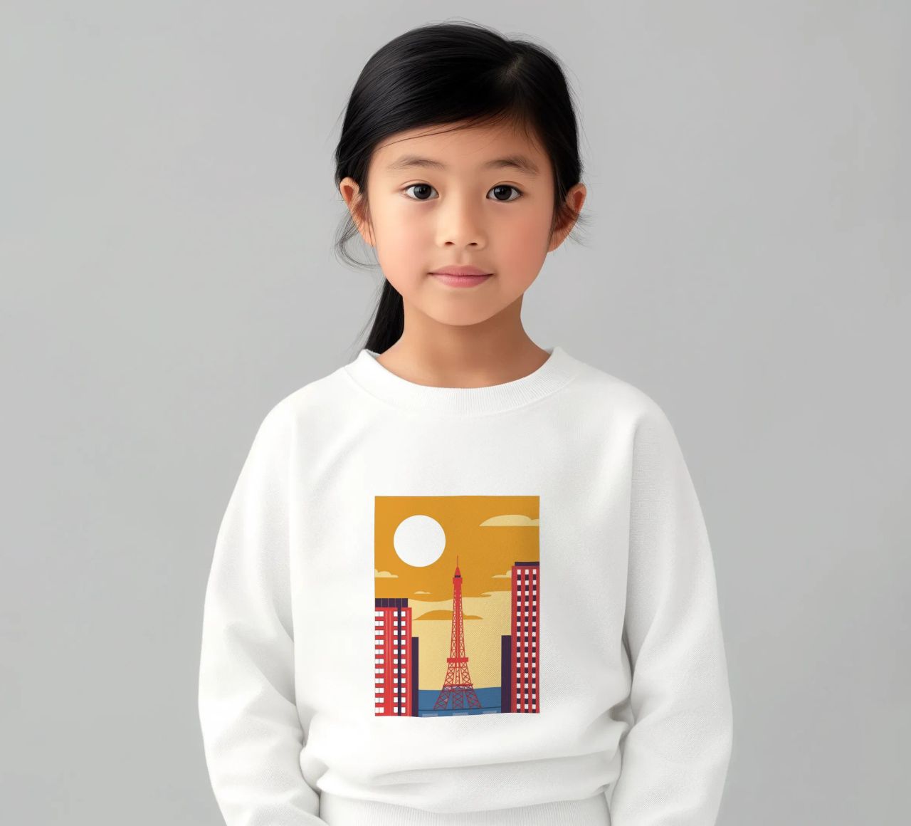 Eiffel Tower felpa bambino da TODAY'S SHOP