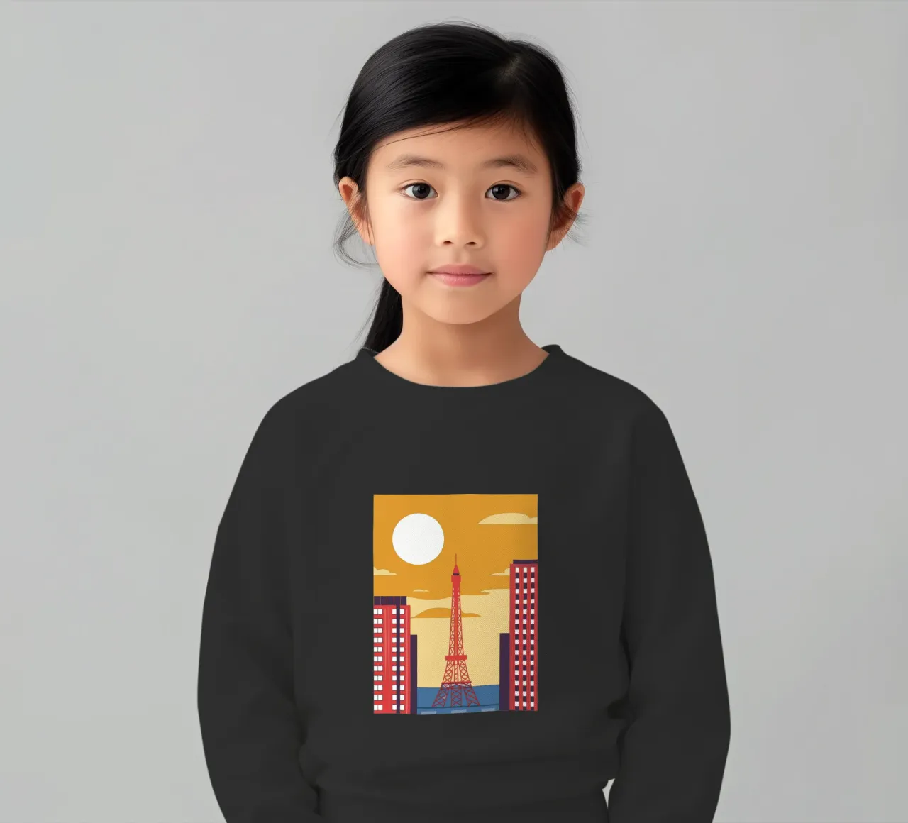 Eiffel Tower felpa bambino da TODAY'S SHOP