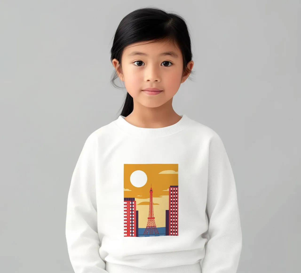 Eiffel Tower kids sweatshirt by TODAY'S SHOP