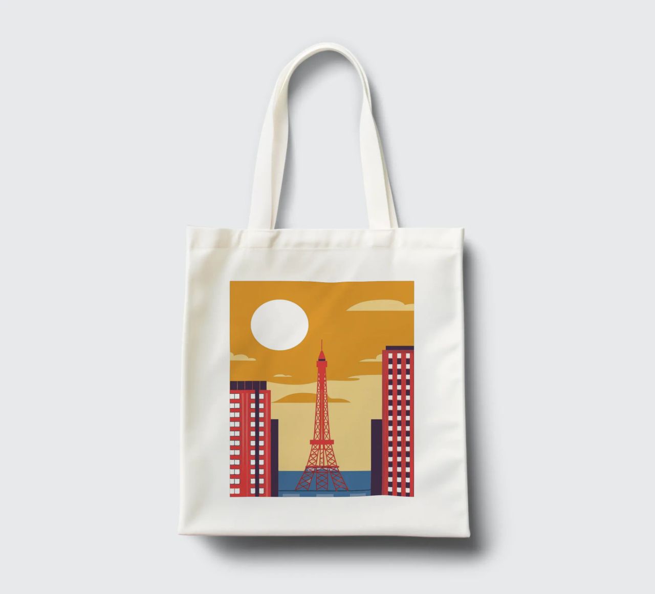 Eiffel Tower borsa in juta da TODAY'S SHOP