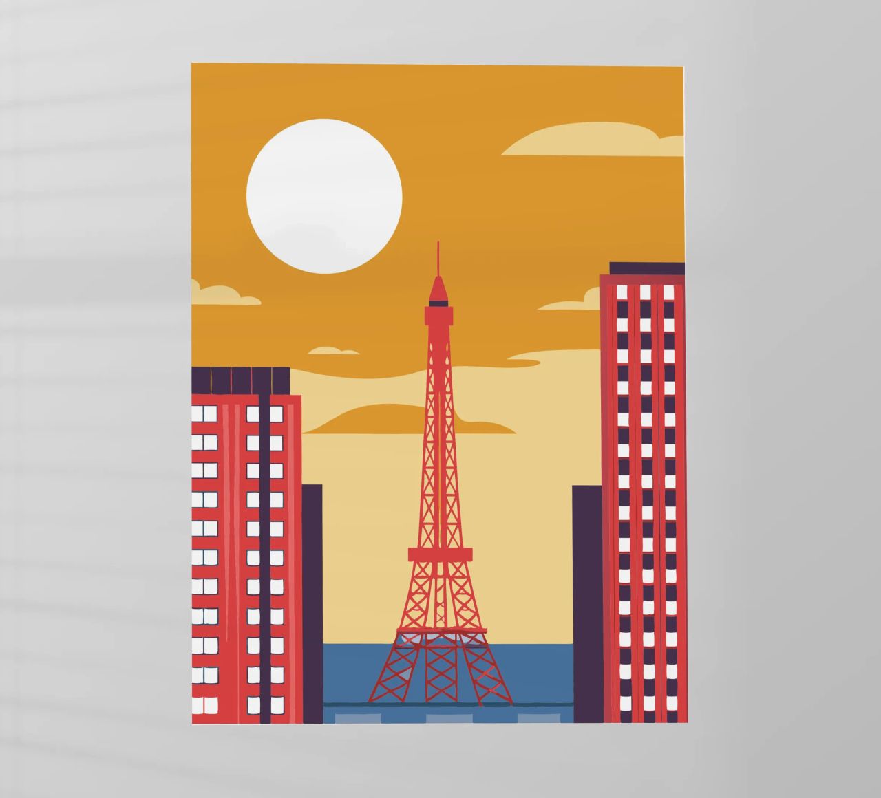 Eiffel Tower pellicola backlit da TODAY'S SHOP