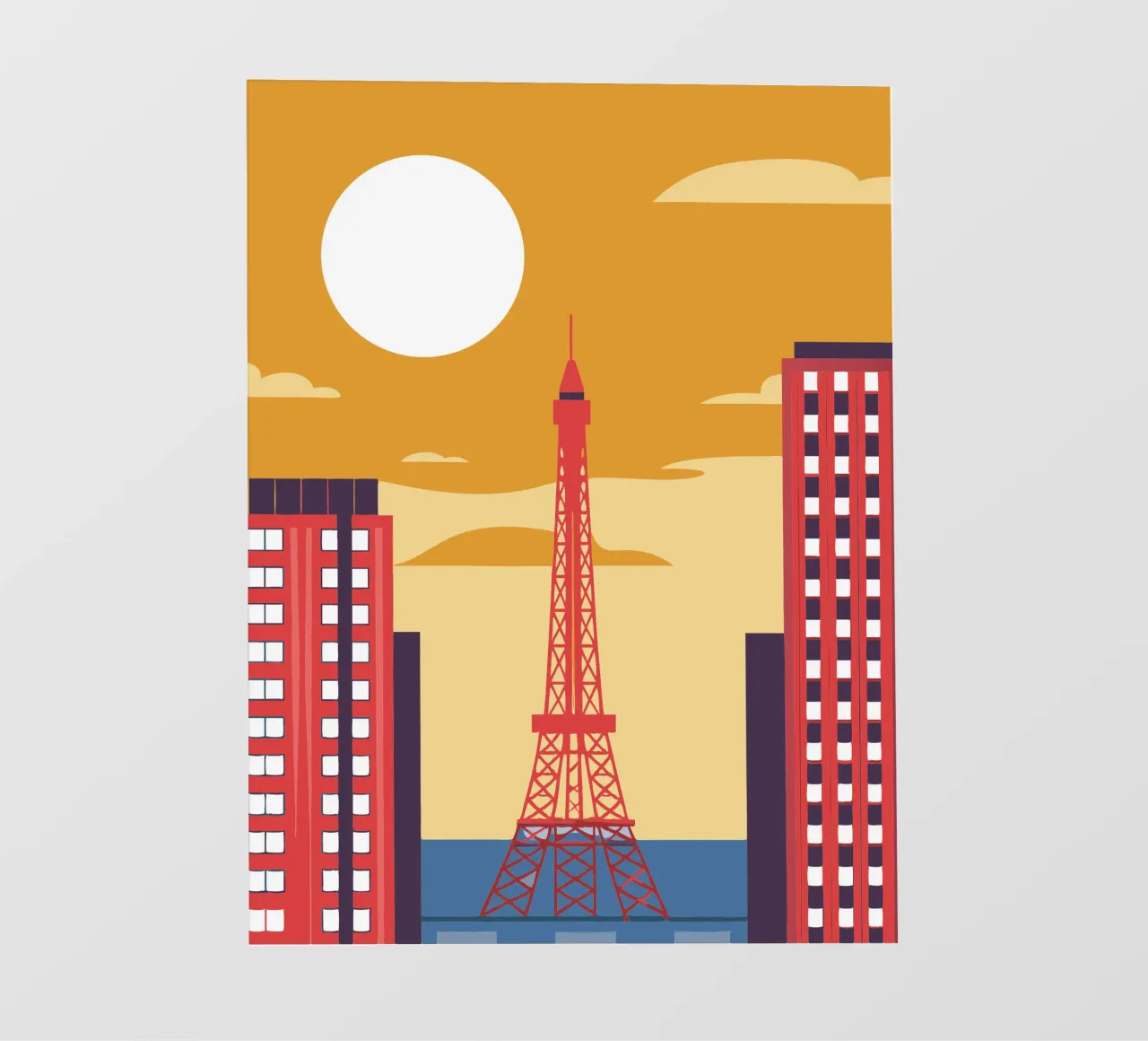 Eiffeltoren pvc-zeil van TODAY'S SHOP