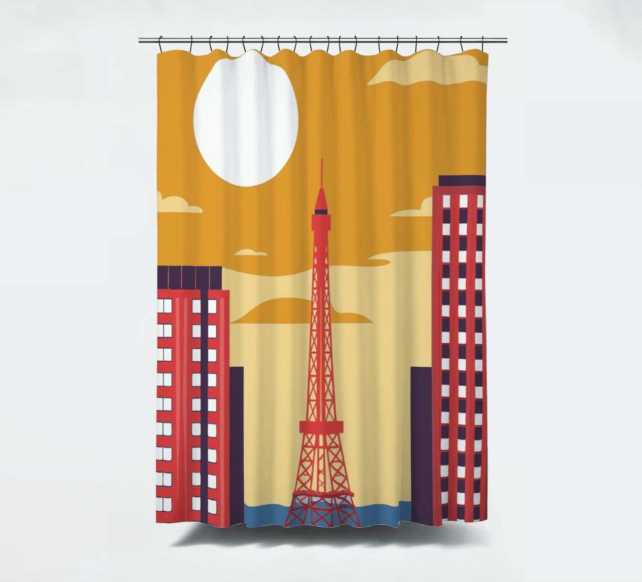 Eiffel Tower tenda da doccia da TODAY'S SHOP