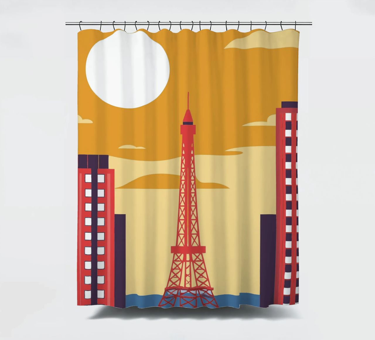 Eiffel Tower tenda da doccia da TODAY'S SHOP