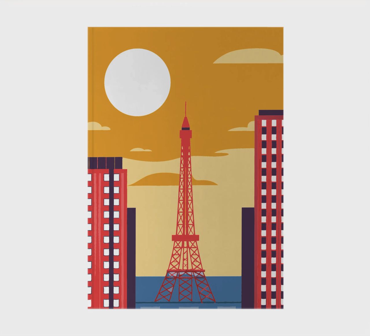 Eiffel Tower notebook by TODAY'S SHOP