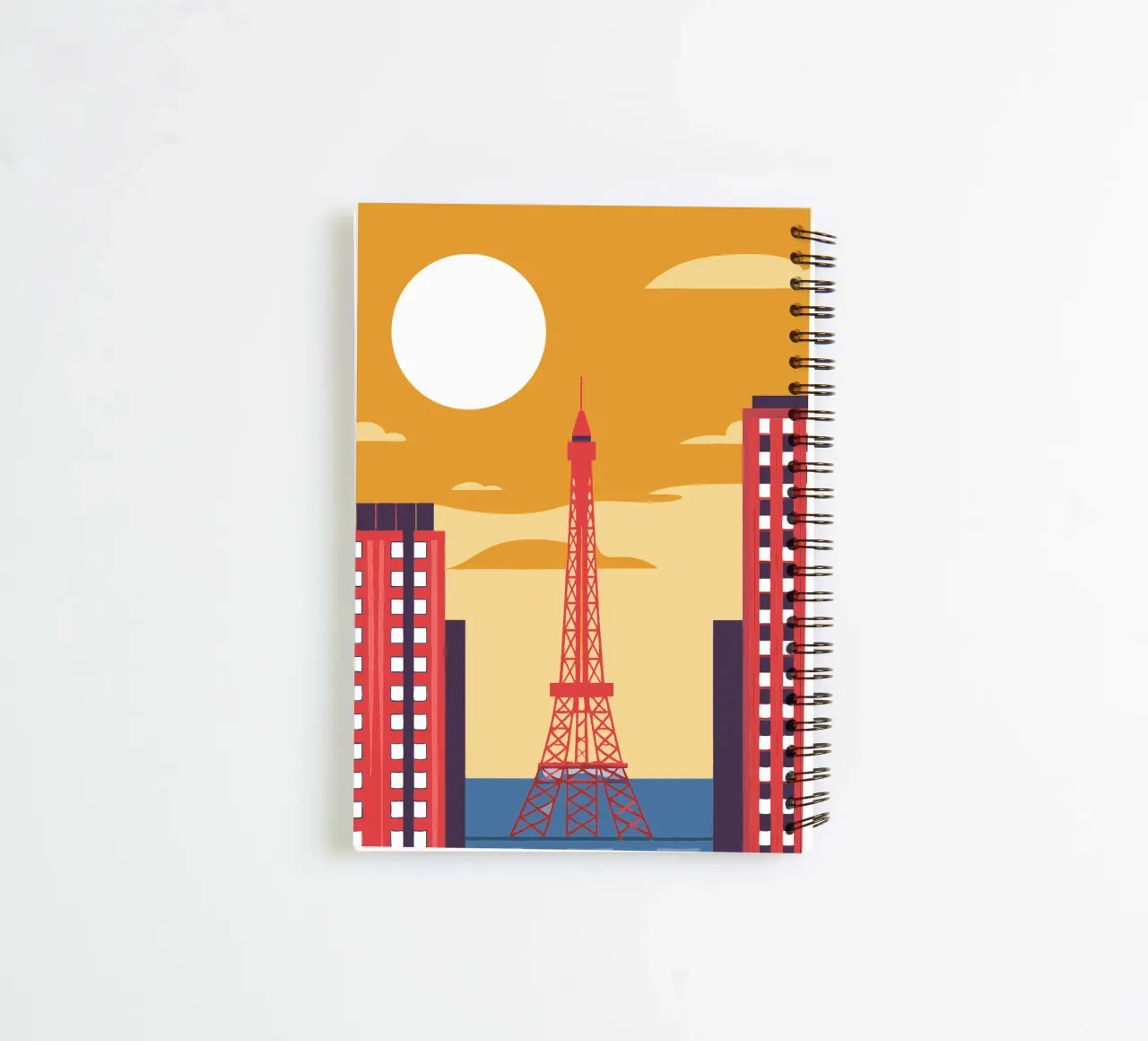 Eiffel Tower spiral notebook by TODAY'S SHOP