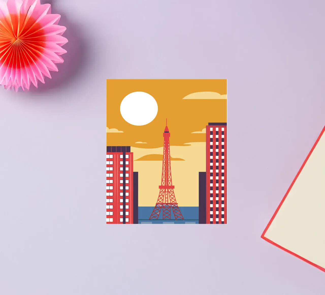 Eiffel Tower sticker by TODAY'S SHOP