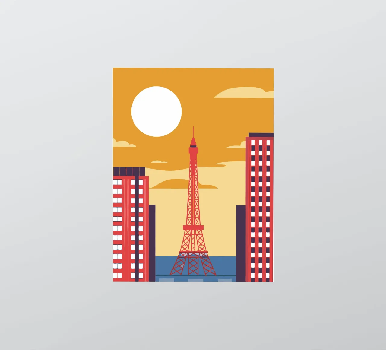 Eiffel Tower sticker by TODAY'S SHOP