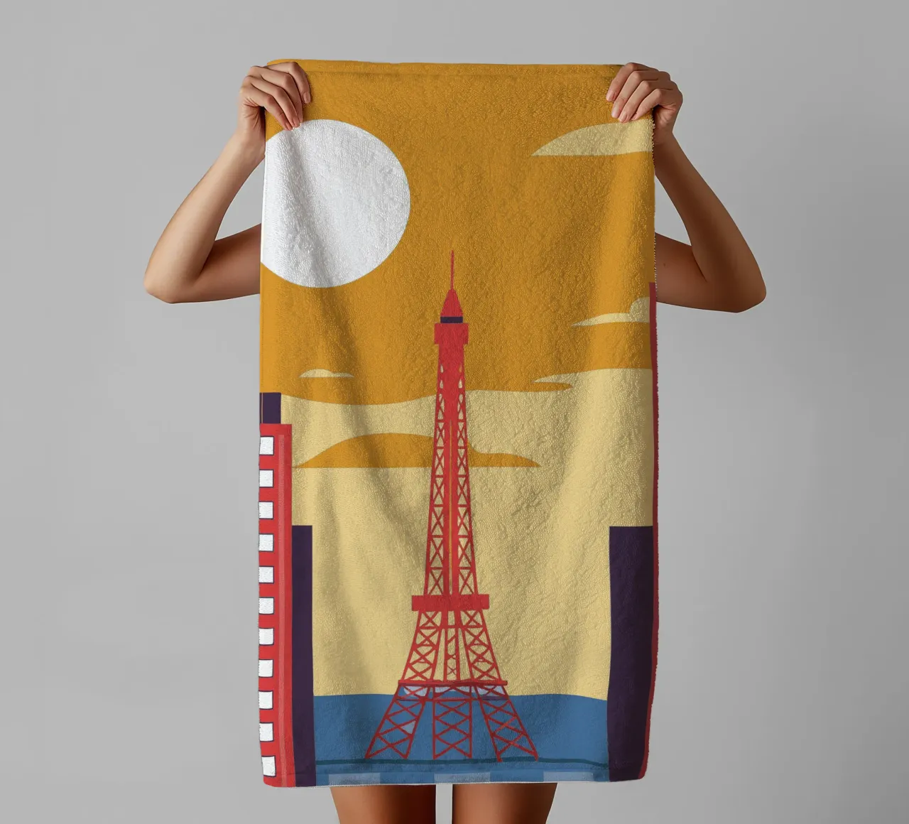 Eiffel Tower asciugamano da bagno da TODAY'S SHOP