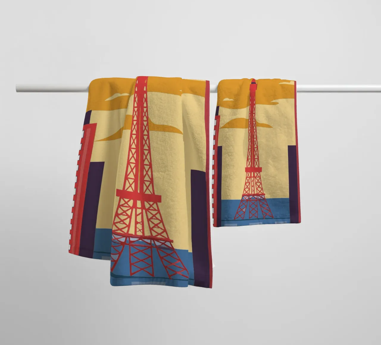 Eiffel Tower asciugamano da bagno da TODAY'S SHOP