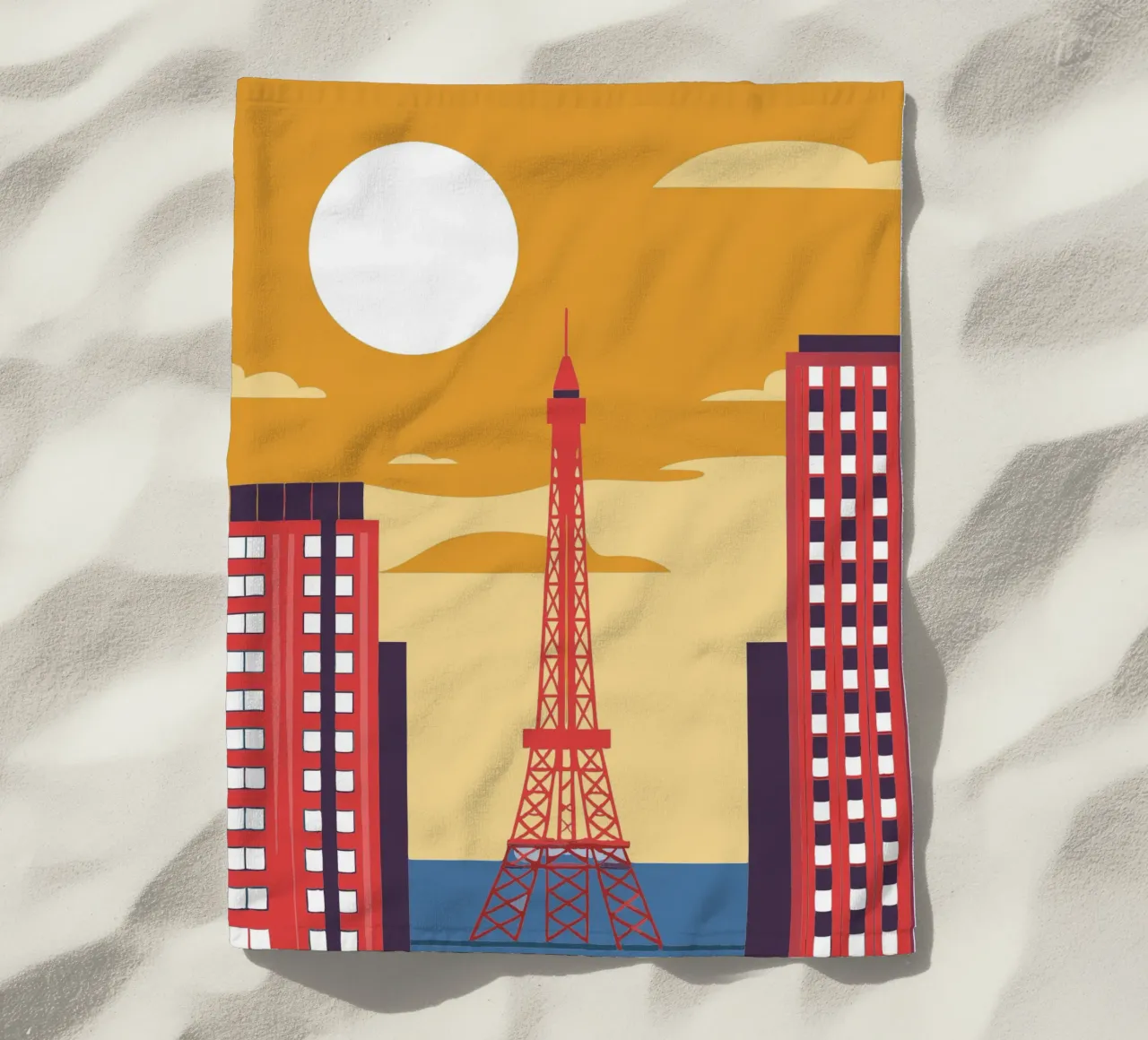 Eiffel Tower telo mare da TODAY'S SHOP