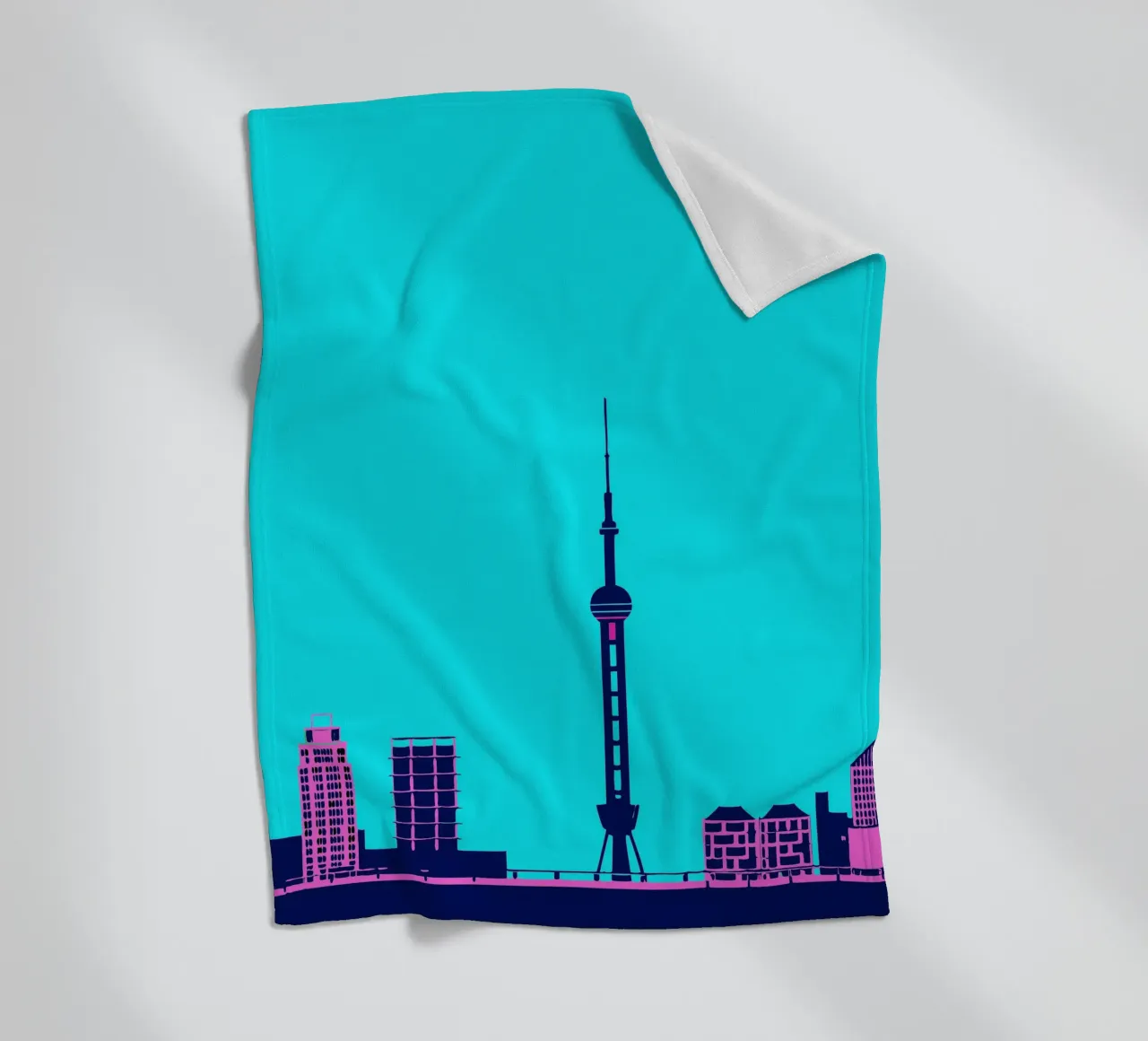 Città di Shanghai coperta in pile da TODAY'S SHOP