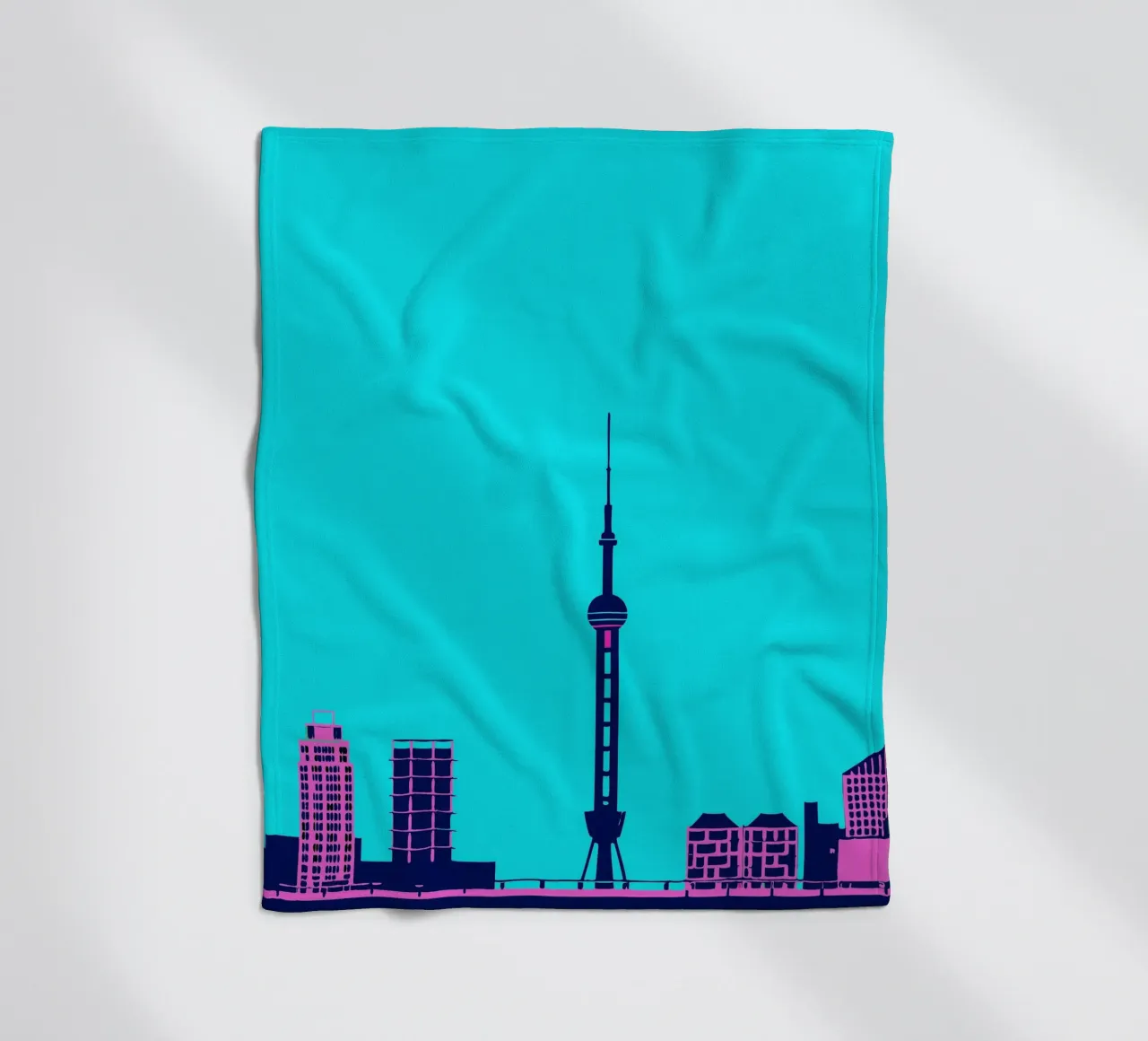 Città di Shanghai coperta in pile da TODAY'S SHOP