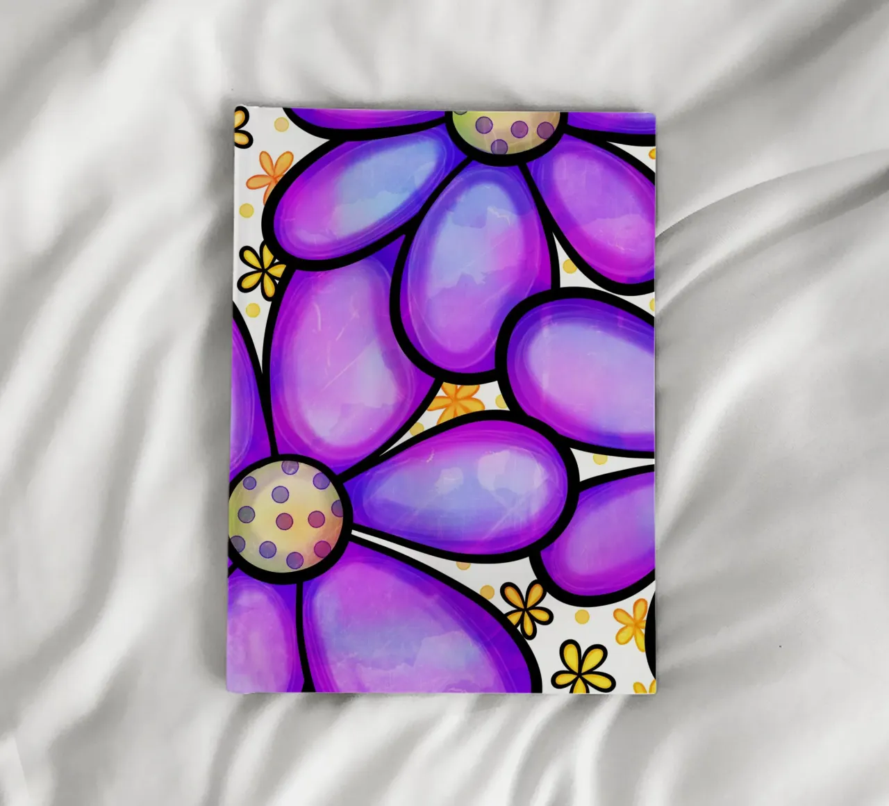 Marguerites Inky Pop carnet de notes de Botanical Pattern House