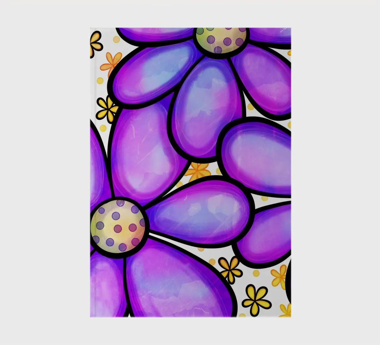Marguerites Inky Pop carnet de notes de Botanical Pattern House