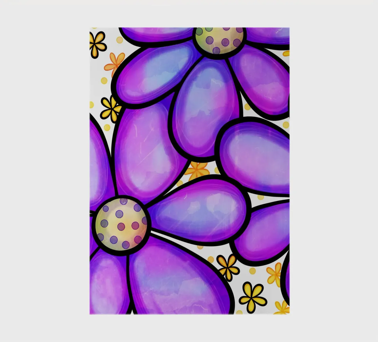 Marguerites Inky Pop carnet de notes de Botanical Pattern House
