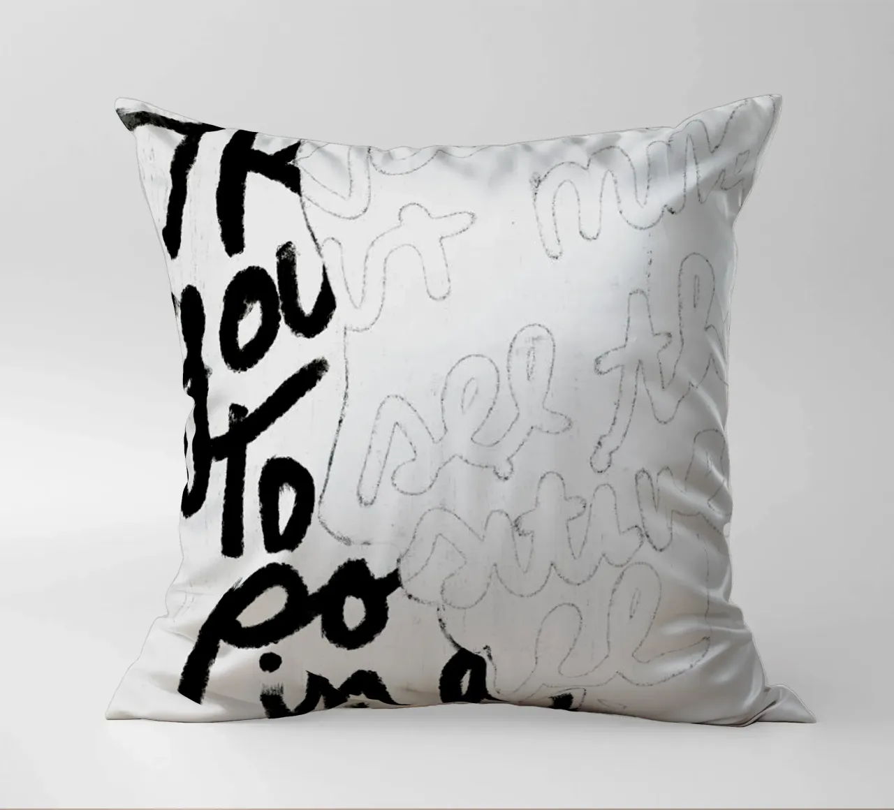 Train Your Mind cuscino da treechild