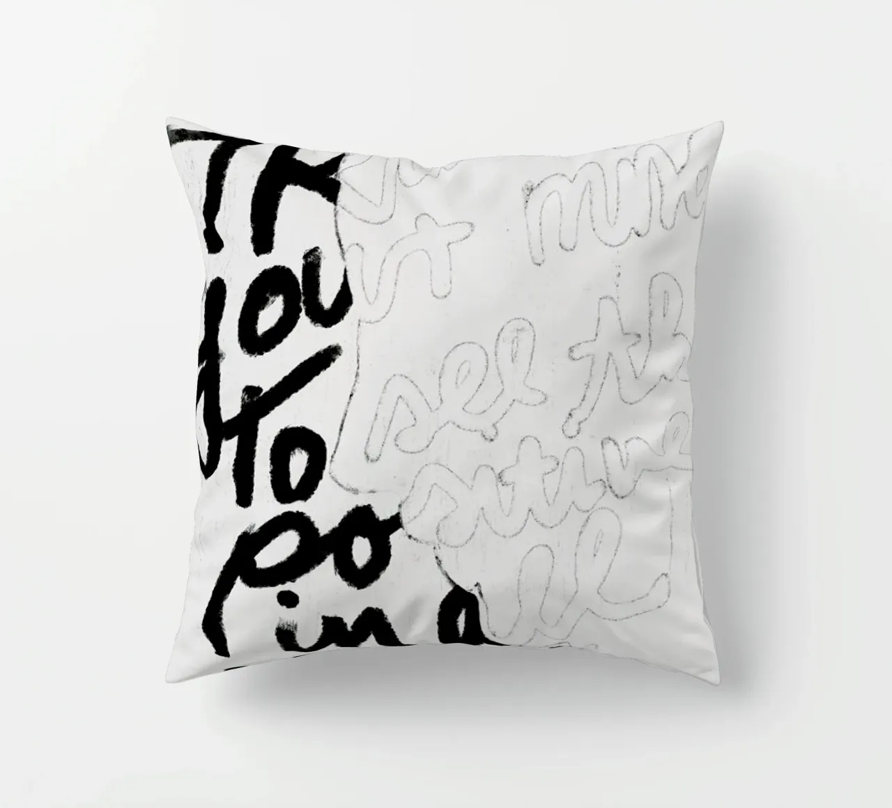 Train Your Mind cuscino da treechild