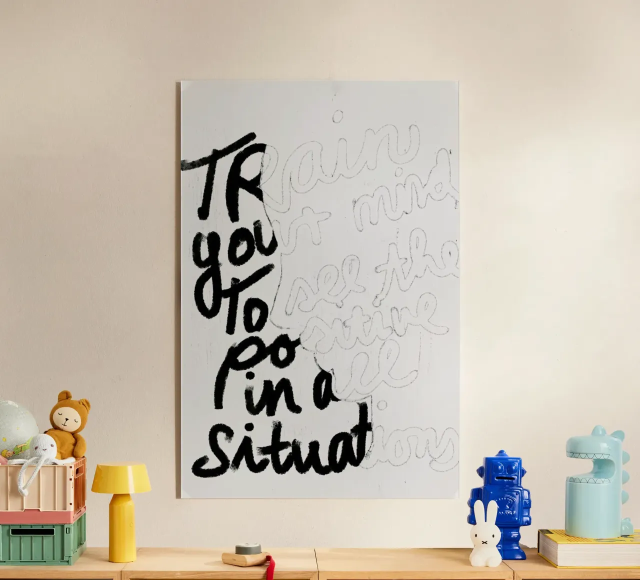 Train Your Mind plexiglass da treechild