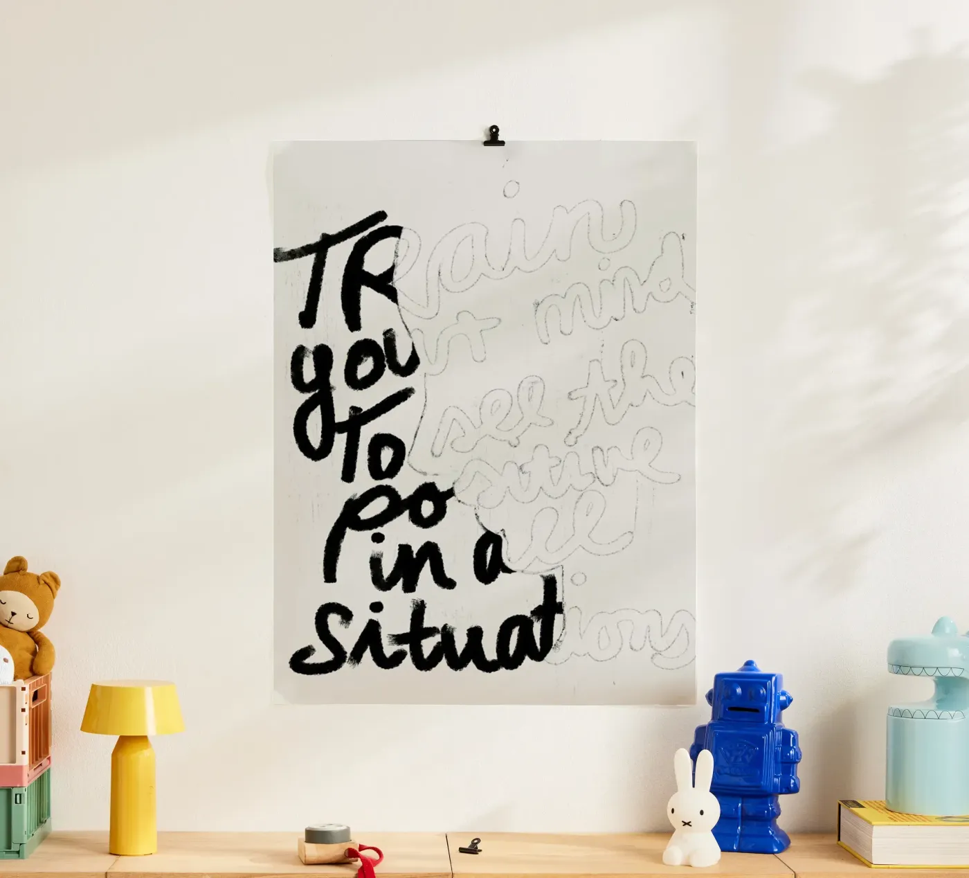 Train Your Mind poster by treechild