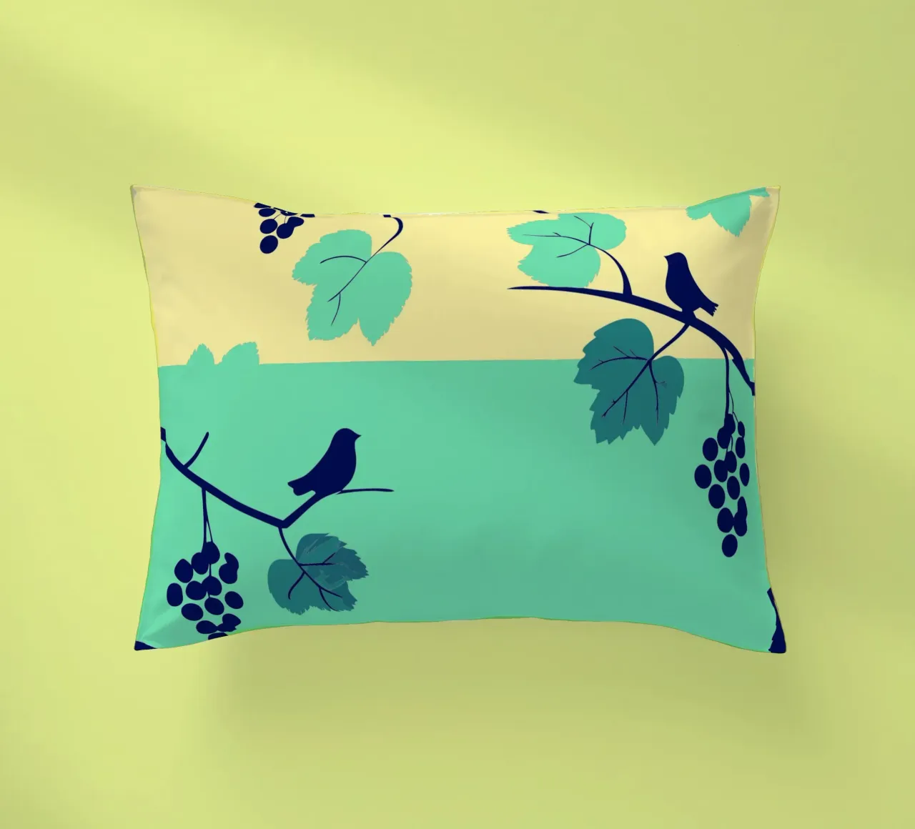 Albero dell'uva e uccello cuscino da TODAY'S SHOP