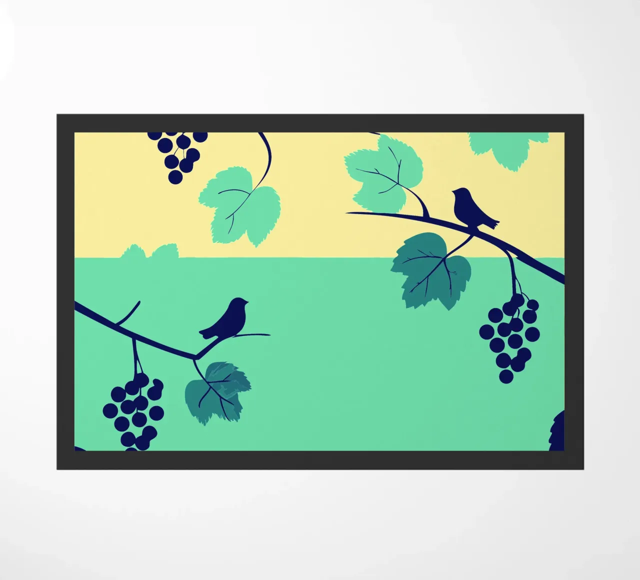 Albero dell'uva e uccello zerbino da TODAY'S SHOP
