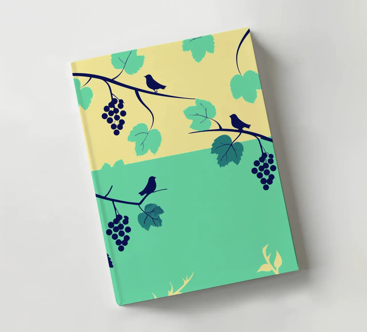 Grape Tree And Bird notebook by TODAY'S SHOP