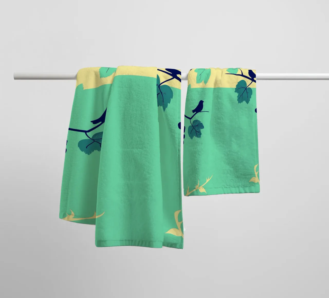 Grape Tree And Bird towel by TODAY'S SHOP