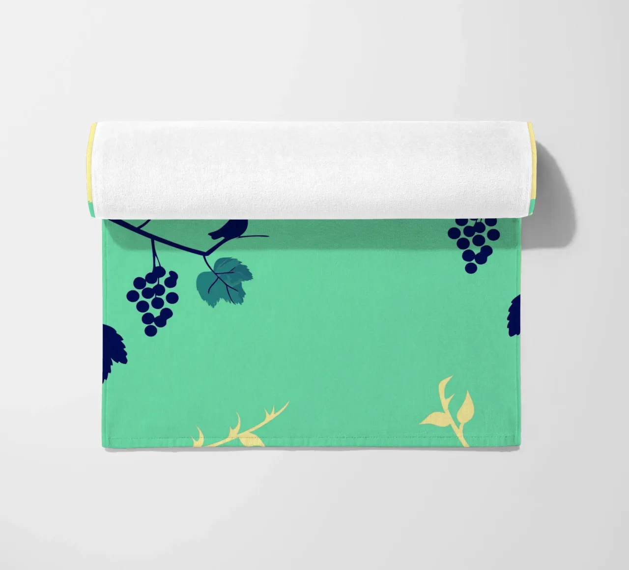 Albero dell'uva e uccello telo mare da TODAY'S SHOP