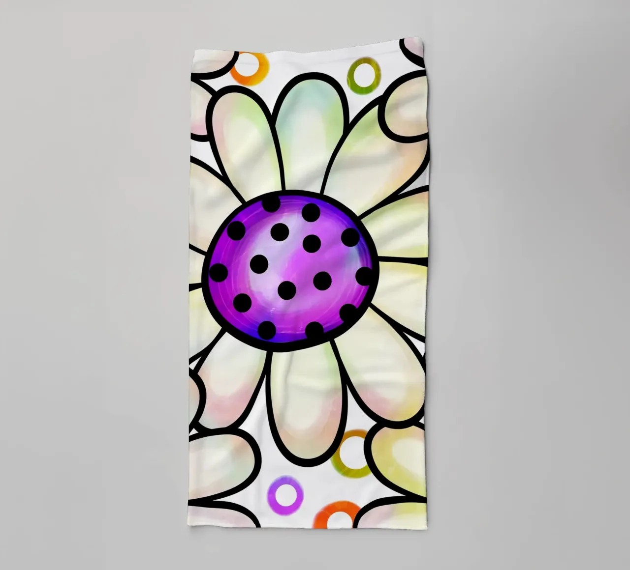 Margherite Inky Pop asciugamano da bagno da Botanical Pattern House