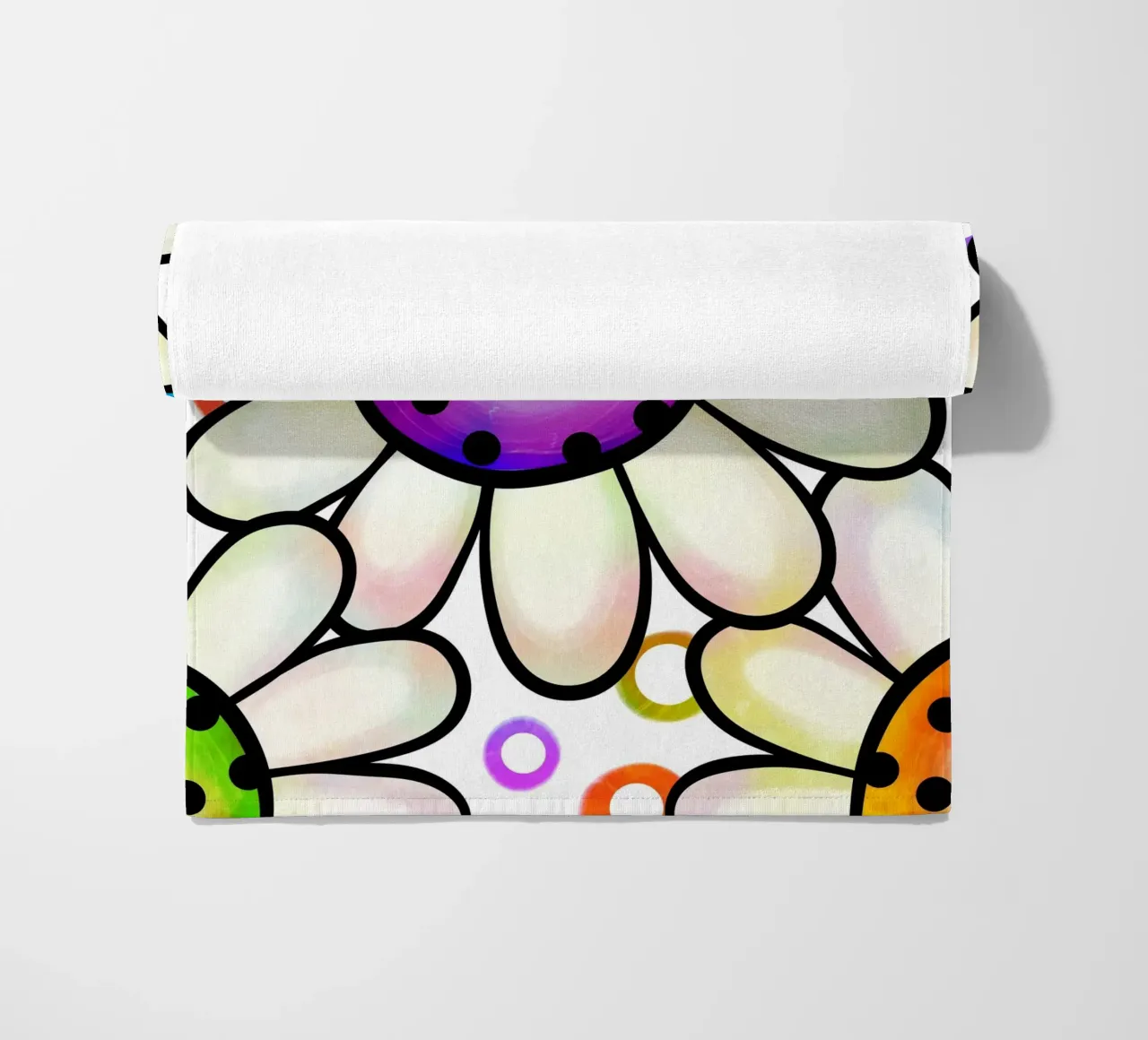 Margherite Inky Pop telo mare da Botanical Pattern House