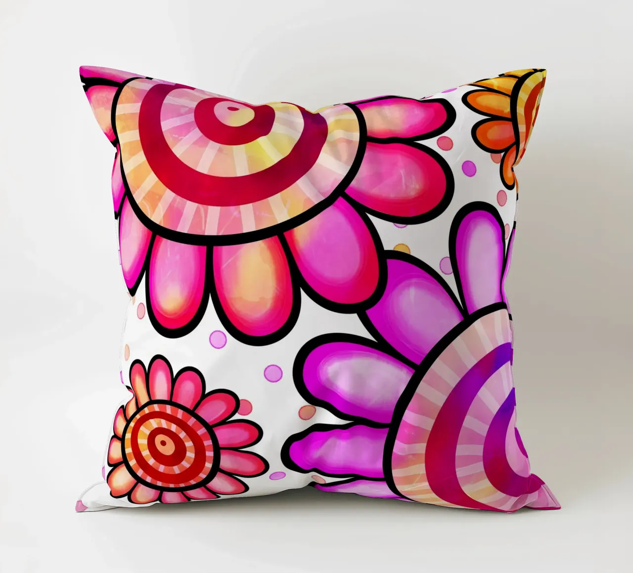 Margherite Inky Pop cuscino da Botanical Pattern House