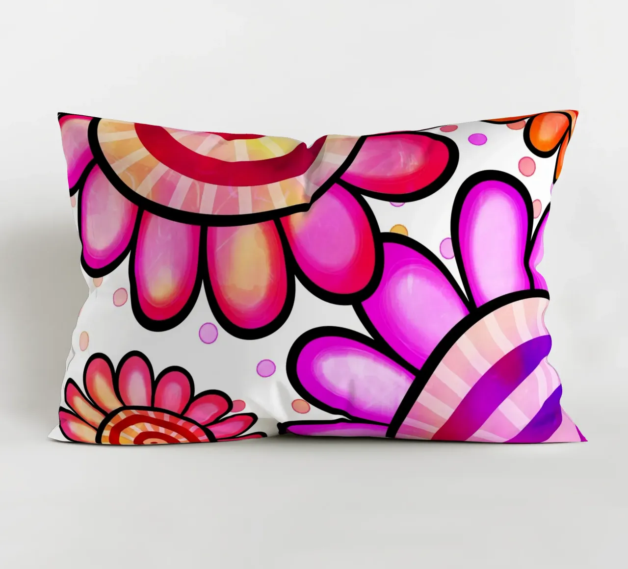 Margherite Inky Pop cuscino da Botanical Pattern House