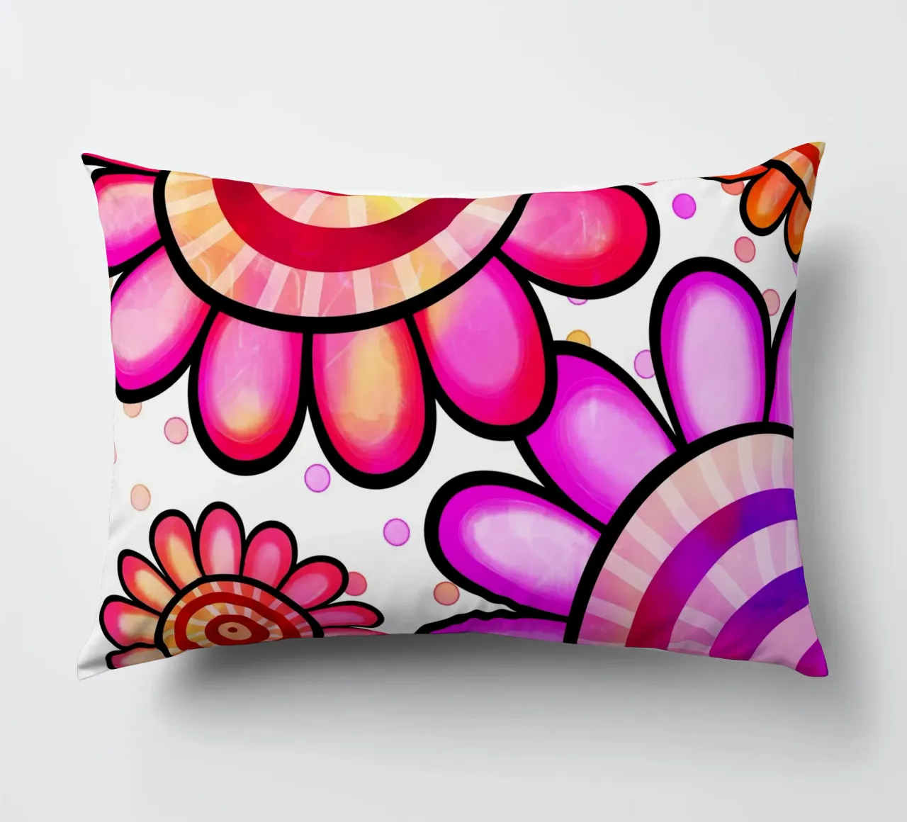 Margherite Inky Pop cuscino da Botanical Pattern House