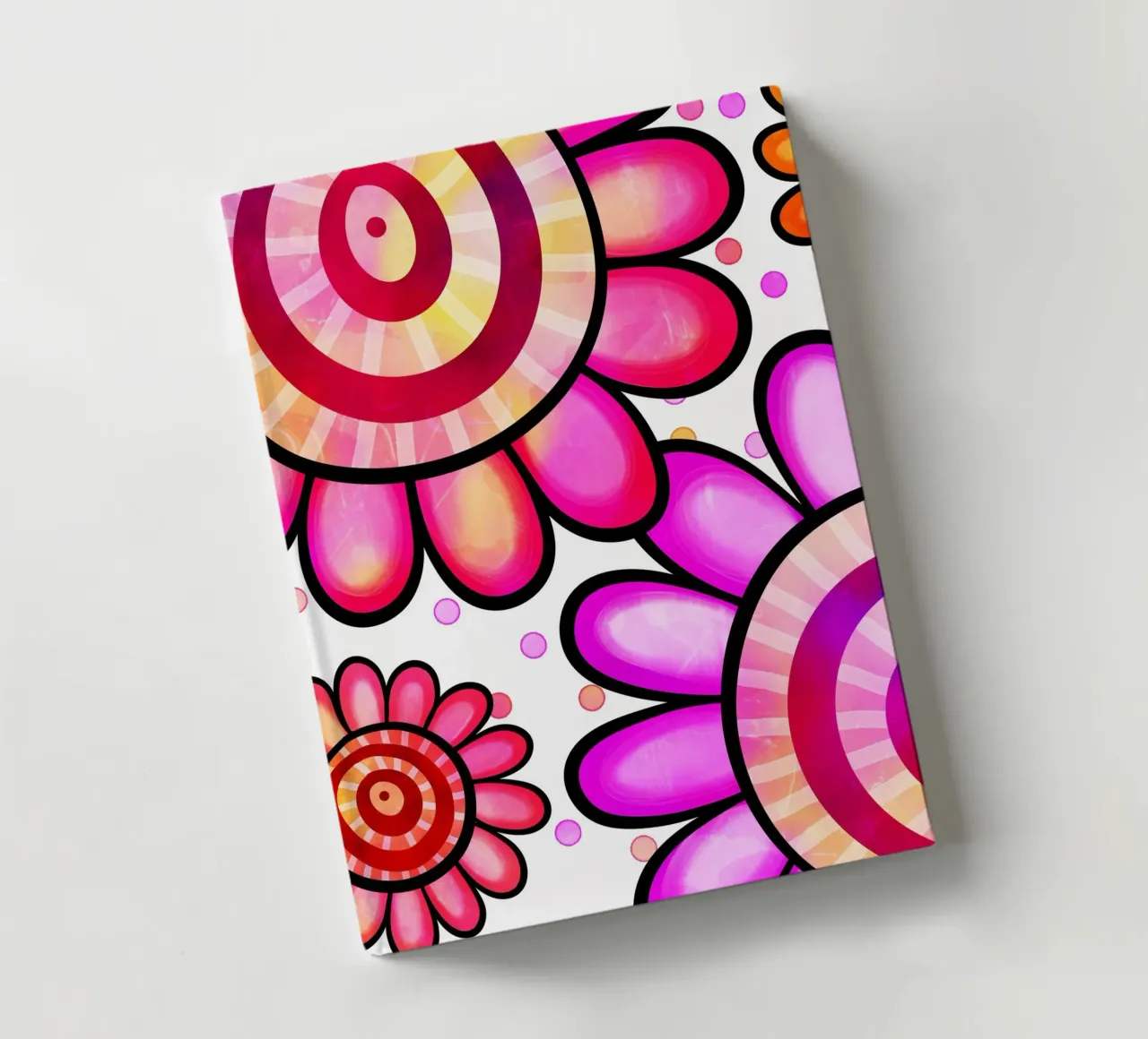 Inky Pop Daisies notebook by Botanical Pattern House