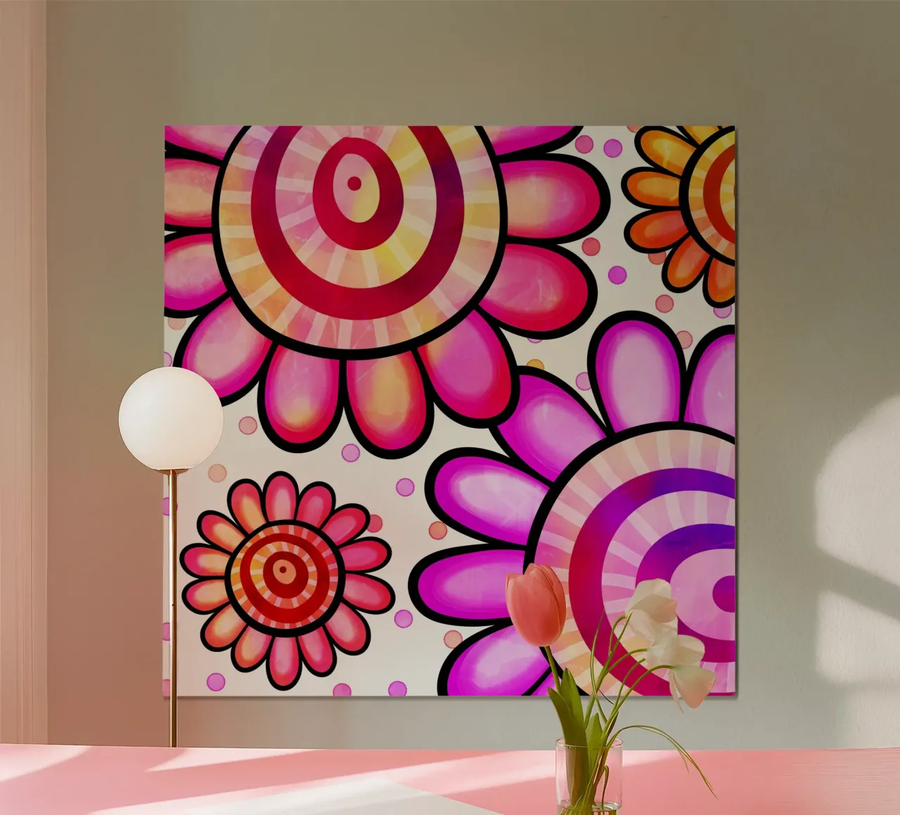 Margherite Inky Pop poster da Botanical Pattern House