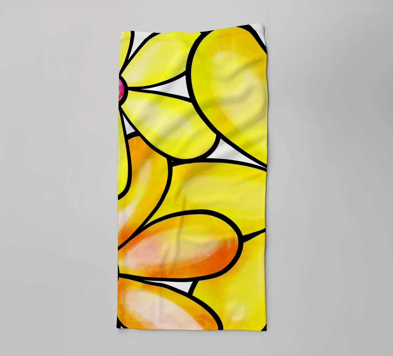 Margherite Inky Pop asciugamano da bagno da Botanical Pattern House