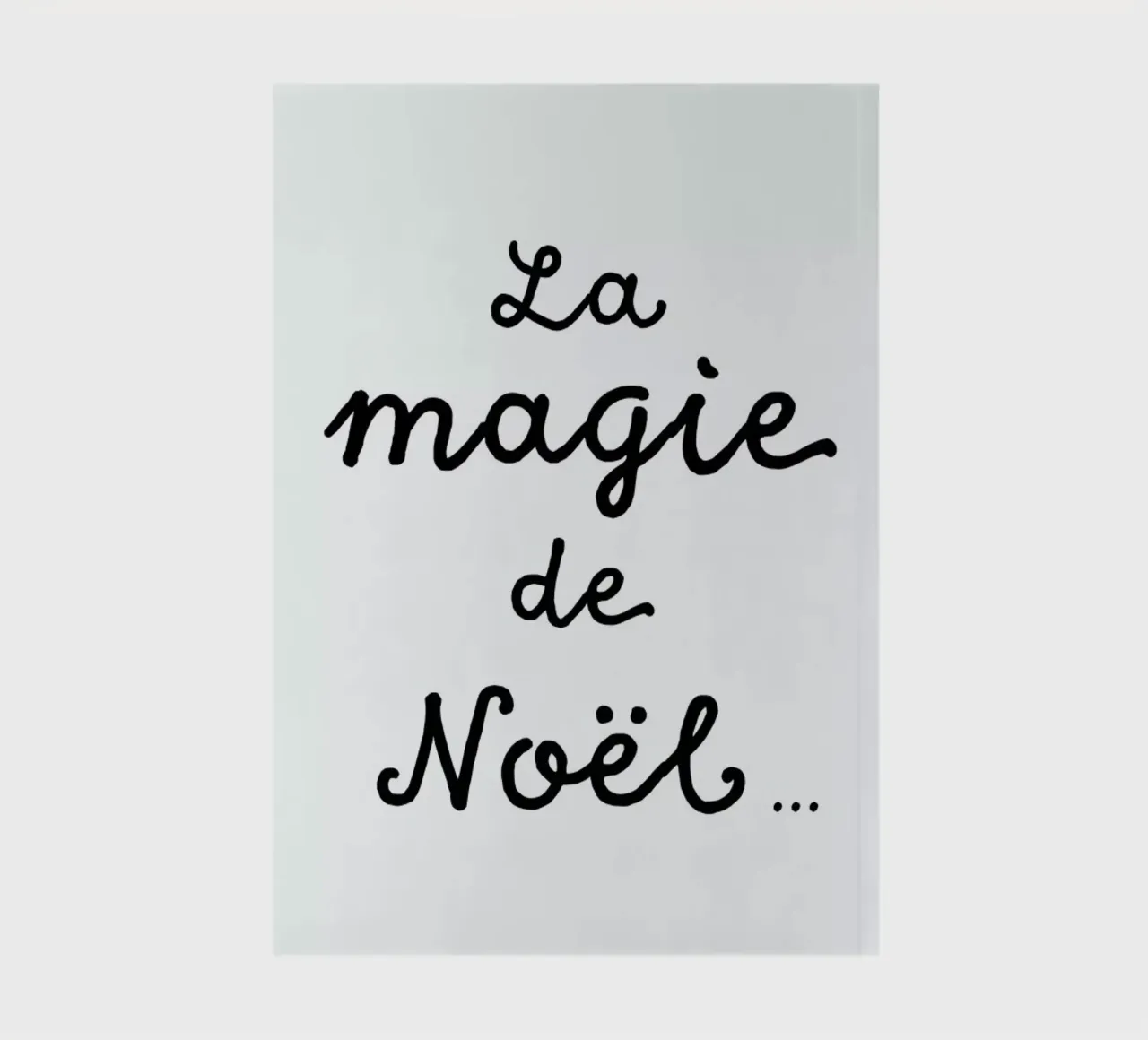 La Magie De Noel carnet de notes de daylight design studio