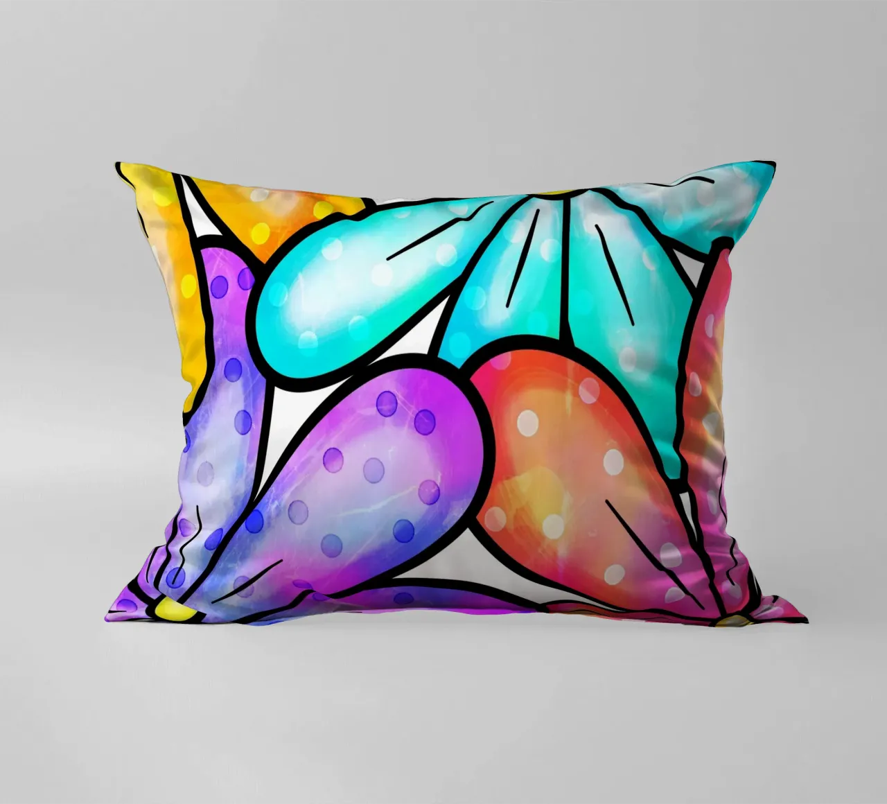 Margherite Inky Pop cuscino da Botanical Pattern House
